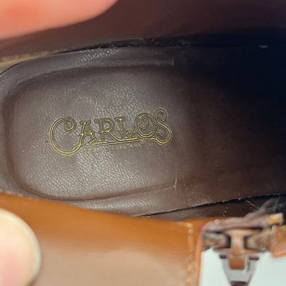 Carlos Santana Women's Equinox Booties Tan Leather Size 6.5M - Picture 10 of 11